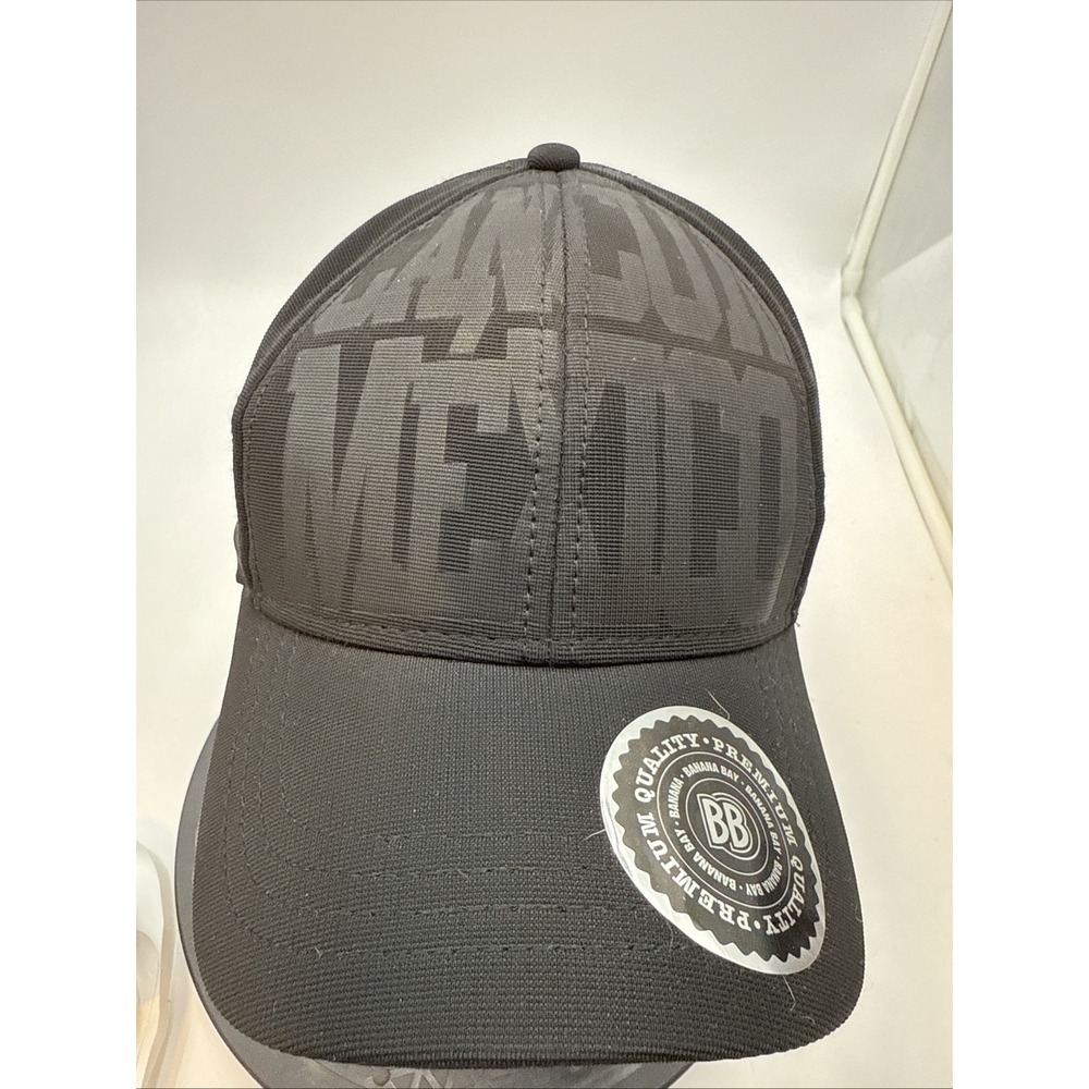CANCUN Mexico Banana Bay Hat Phantom Men One Size Black Adjustable Baseball Cap